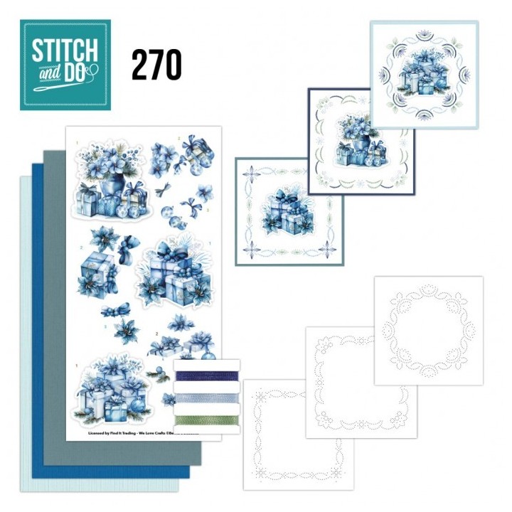 (STDO270)Stitch and Do 270 - Blue Christmas