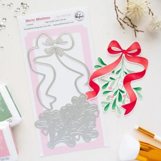 (333726)Pinkfresh Studio Season of Wonder Die Merry Mistletoe by Inna Moreva