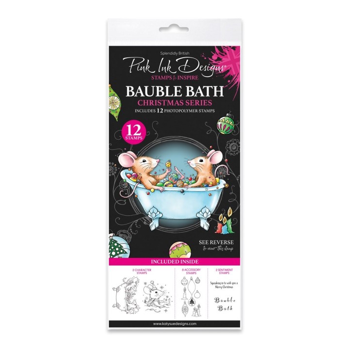 (07-0022-PI)Pink Ink Designs Bauble Bath