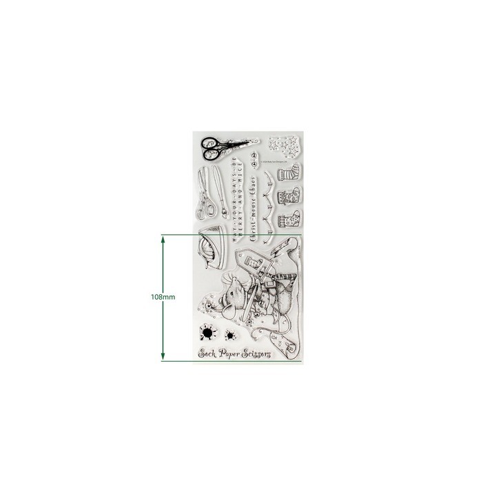 (07-0023-PI)Pink Ink Designs Sock Paper Scissors