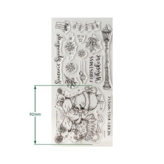 (07-0027-PI)Pink Ink Designs Merry Kiss-Mouse