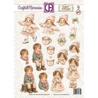 (CM-009)3D Creative CutOuts 3D Sugar Cottage 09