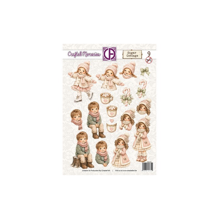 (CM-009)3D Creative CutOuts 3D Sugar Cottage 09
