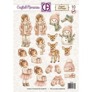 (CM-010)3D Creative CutOuts 3D Sugar Cottage 10