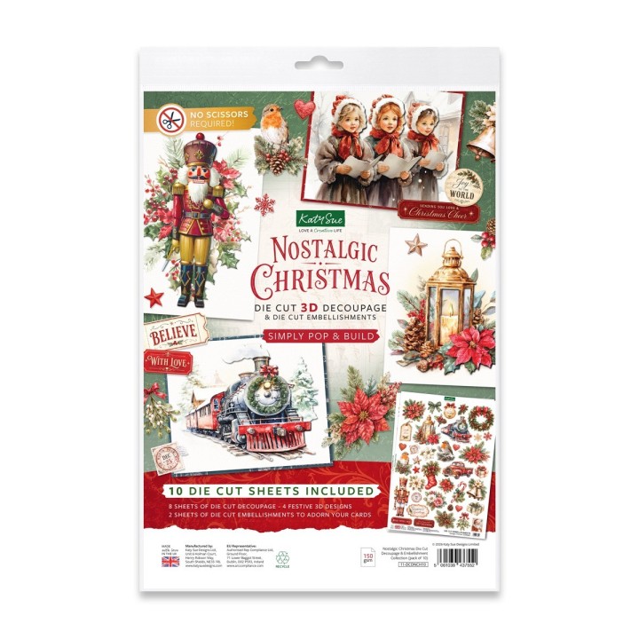 (11-DCDNCH10)Katy Sue Designs Nostalgic Christmas Collection