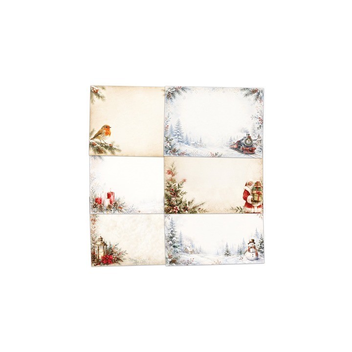 (02-10078NOS )Katy Sue Designs Nostalgic Christmas Insert Papers