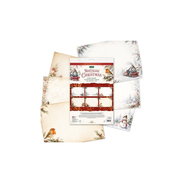 (02-10078NOS )Katy Sue Designs Nostalgic Christmas Insert Papers