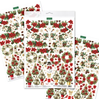 (12-DCE023PP)Katy Sue Designs  Embellissements - Petite Poinsettias