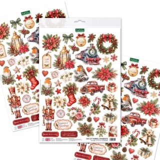 (12-DCE024NC)Katy Sue Designs  Embellissements - Nostalgic Christmas