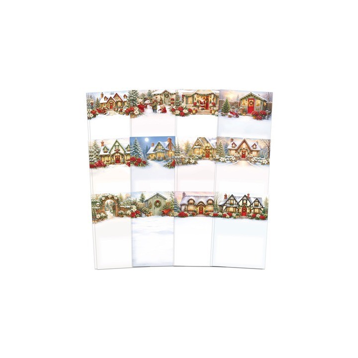 (02-10079PGS )Katy Sue Designs Poinsettia Garden Scene Stash