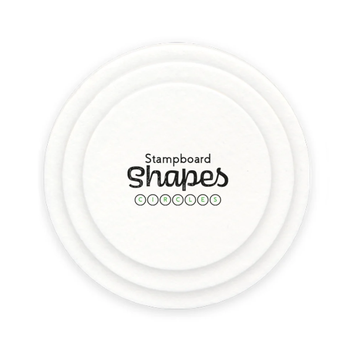 (ACC-CA-31039-XX)Clarity Stampboard Shapes - Circle