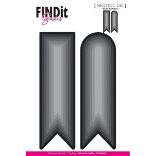 (FITBND021)Find It Basics - Nesting Dies - Slim Banner
