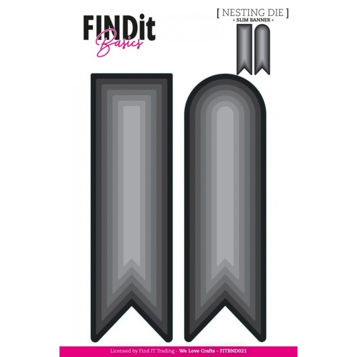(FITBND021)Find It Basics - Nesting Dies - Slim Banner