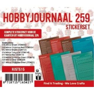 (HJSTS15)Stickerset Hobbyjournaal 259