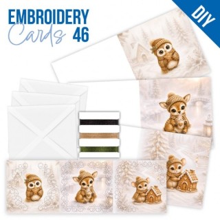 (STDOPP046)Stitch and Do Cards 46 - Christmas Woodland Goods