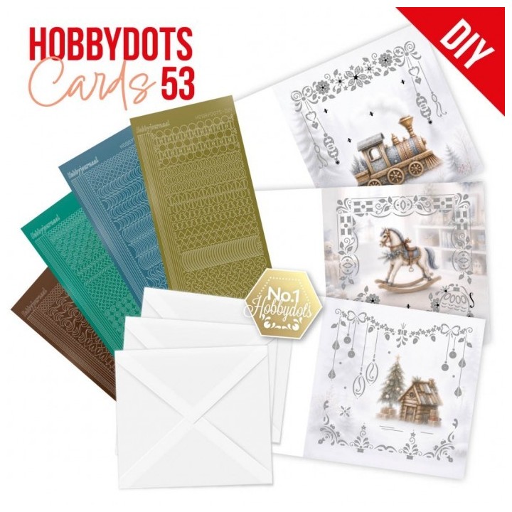 (DODOPP053)Hobbydots Cards 53 - Good Old Christmas