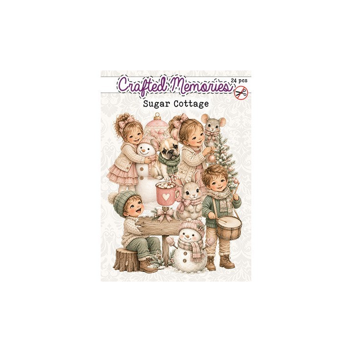 (CM-DC-009)3D Creative CutOuts Découpes - Sugar Cottage