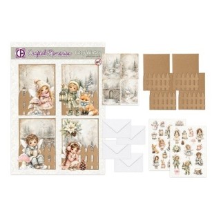 (CM-KIT-005)3D Creative CutOuts Sugar Cottage - Cozy Winter