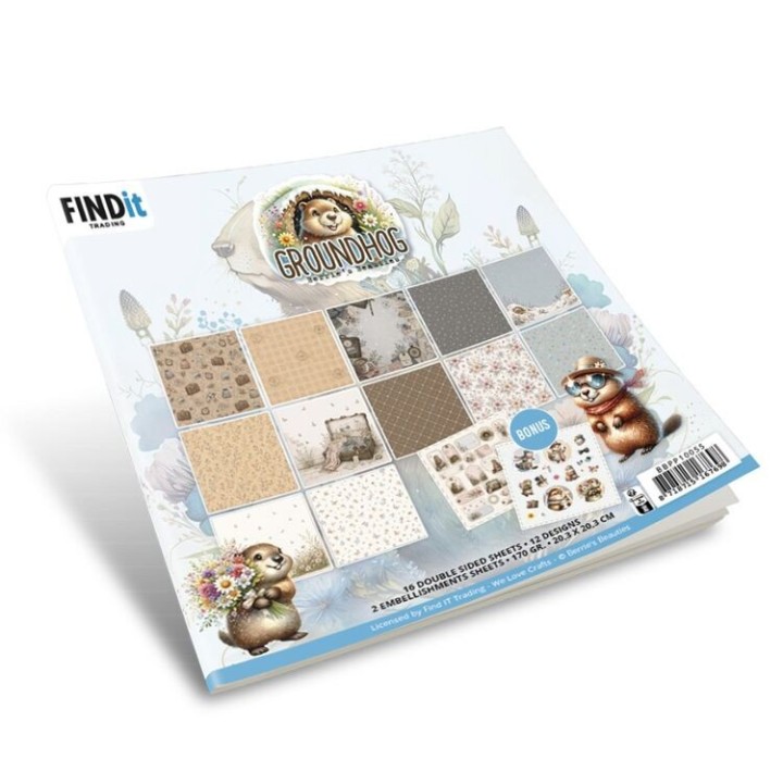 (BBPP10055)Paperpack - Berries Beauties - Groundhog 20 x 20 cm