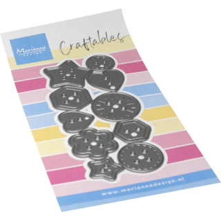 (CR1753)Craftables Punch Die XL Buttons