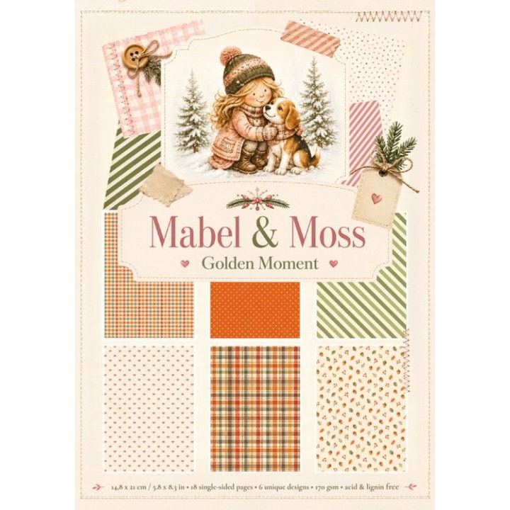 (MMPP10002)Mabel & Moss Paperpack - Golden Moment (14.8*21 cm)