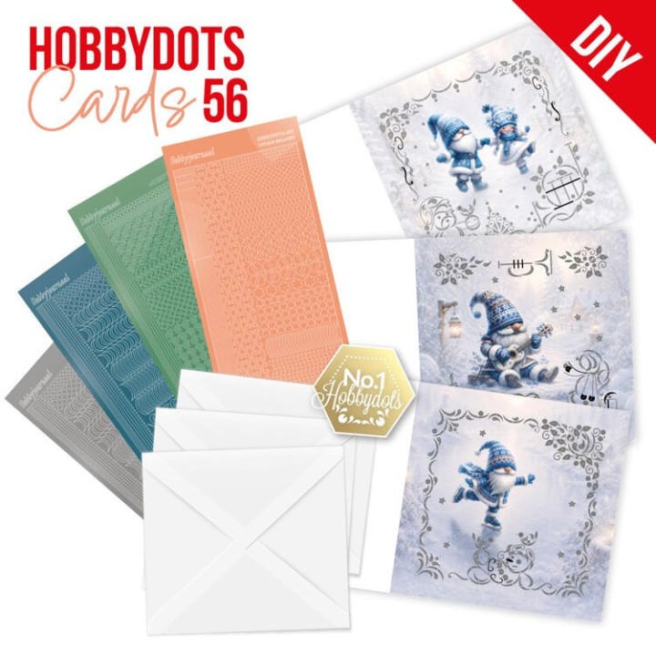(DODOPP056)Hobbydots Cards 56 - Winter Gnome Wonders
