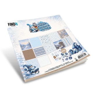 (BBPP10056)Paperpack - Berries Beauties - Winter Gnome Wonders 20 x 20 cm