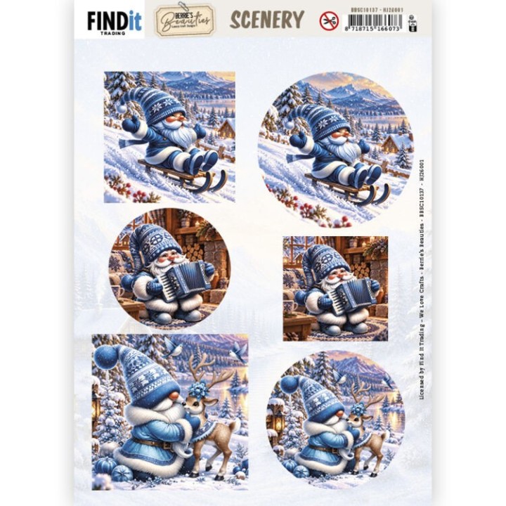 (BBSC10137Scenery Push Out - Berries Beauties