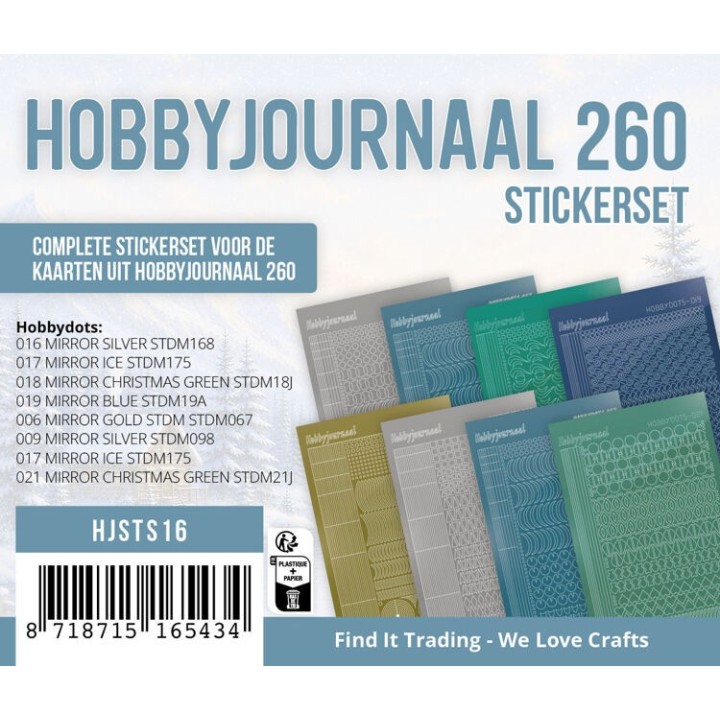 (HJSTS16)Stickerset Hobbyjournaal 260
