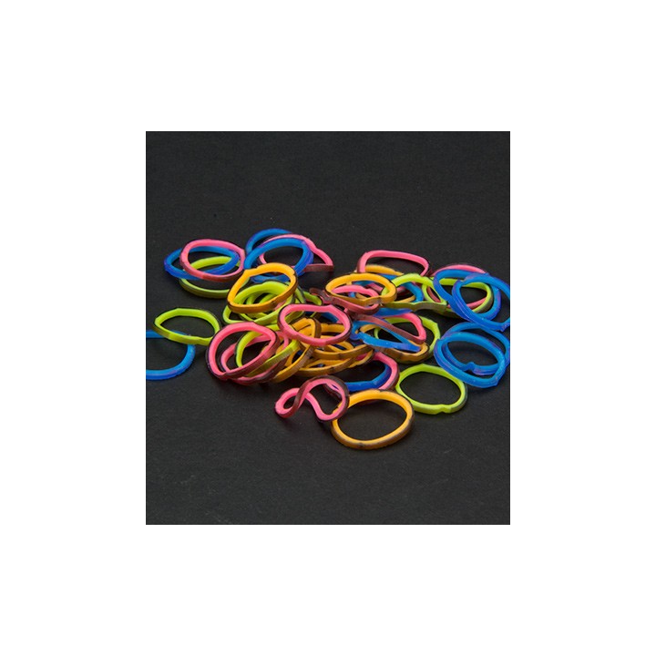 (6200/0843)Band It 600 Gummibänder black/color mix