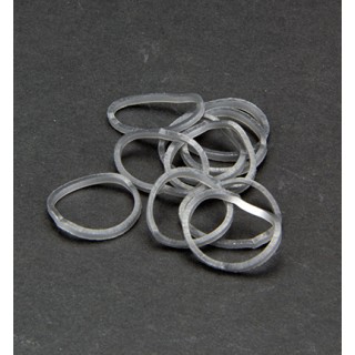 (6200/0815)Band It 600 elastiekjes zilver