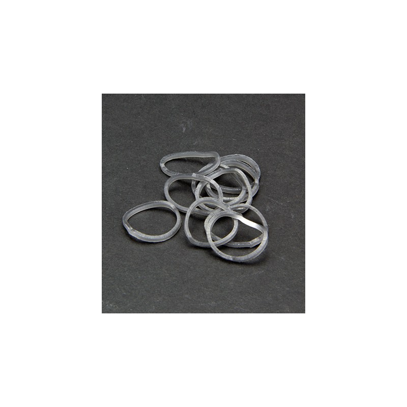 (6200/0815)Band It 600 rubberbands silver