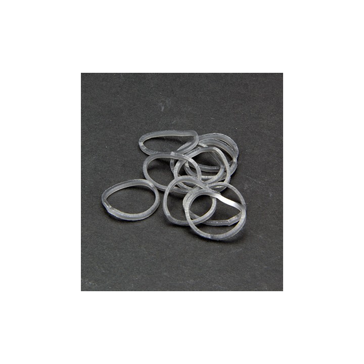 (6200/0815)Band It 600 elastiekjes zilver