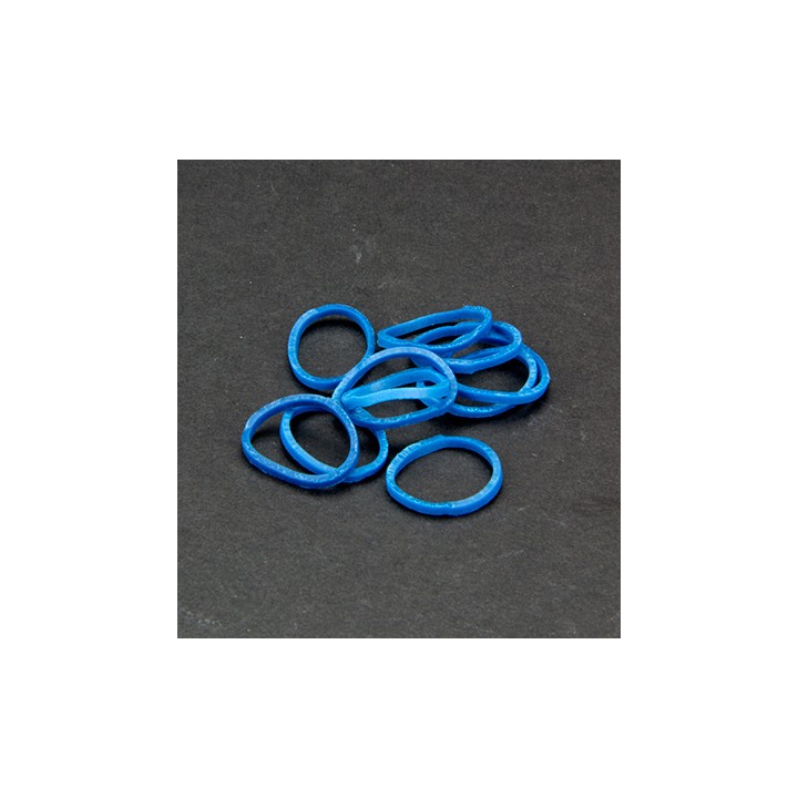 (6200/0817)Band It 600 elastiekjes Kerstmis blauw