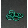(6200/0818)Band It 600 rubberbands Christmas green
