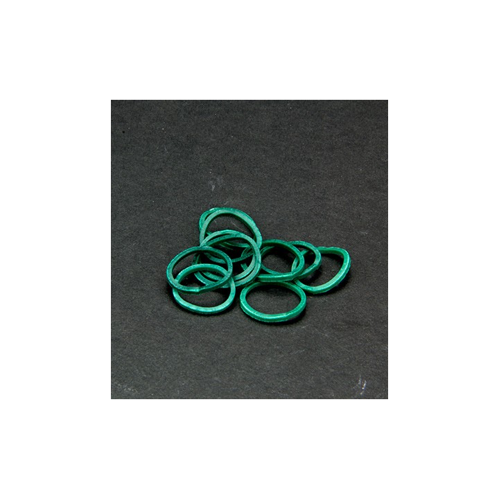 (6200/0818)Band It 600 rubberbands Christmas green