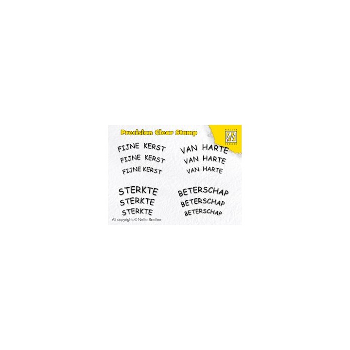 (APST002)Precision Clear Stamp Dutch texts 2