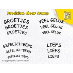 (APST003)Precision Clear Stamp Dutch texts 3