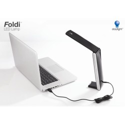 (D45001)Foldi™ LED-lamp, zwaart