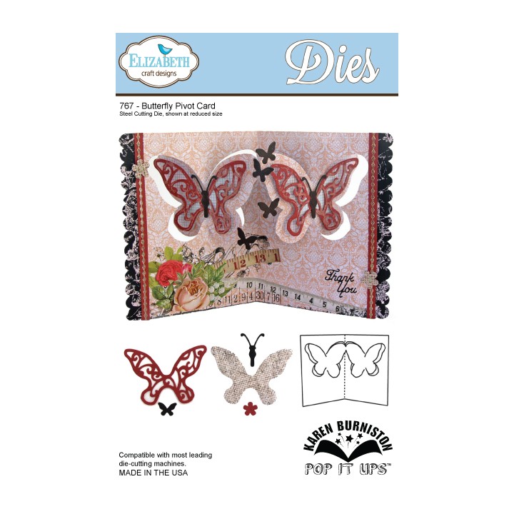 (SKU767)Steel Cutting Die Butter fly pivot car