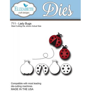 (SKU711)Steel Cutting Die Ladybugs