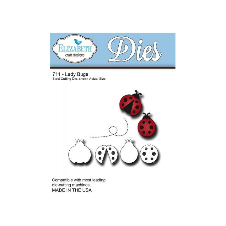 (SKU711)Steel Cutting Die Ladybugs