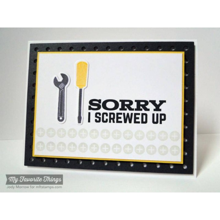 (DC-68)My Favorite Things Let's Tool Around Clear Stamps