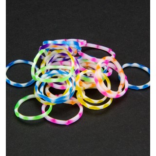 (6200/0846)Band It 600 rubberbands Snow Mix