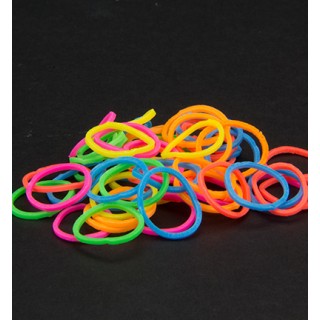 (6200/0845)Band-it - sachet élastiques 600 pièces Neon Mix