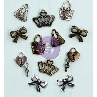 (910587)Metal embellishments 12p