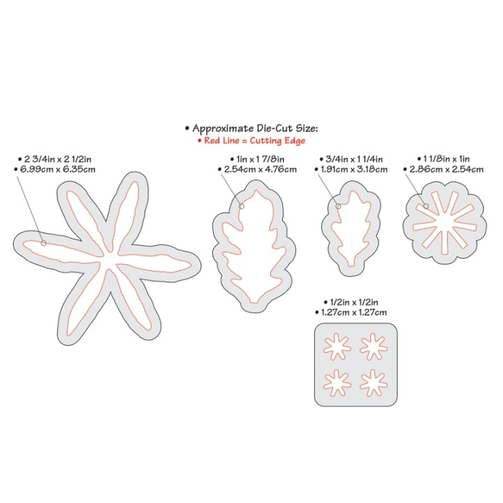 (659260)Thinlits Die Set 5PK - Flower, Gerbera Daisy