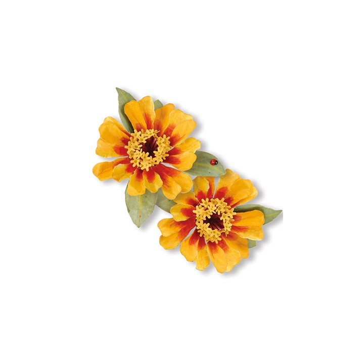 (659265)Sizzix Thinlits Die Set 7PK - Flower, Zinnia