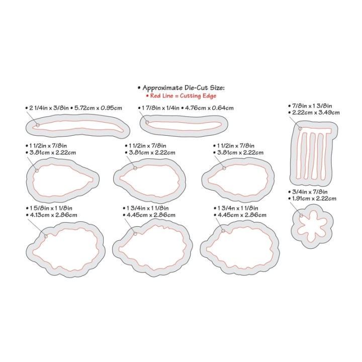(659259)Sizzix Thinlits Die Set 10PK - Flower, Daylily