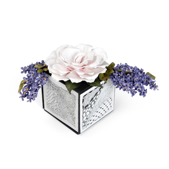(659253)Sizzix Thinlits Die Set 5PK - Flower, Lilac